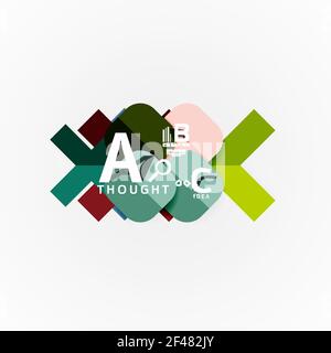 Papier Option Schritte Diagramm Infografik Layout. Papier Option Schritte Diagramm Infografik Layout. Vektor künstlerische Illustration für Business-Präsentation, Web-Banner oder Poster Stock Vektor