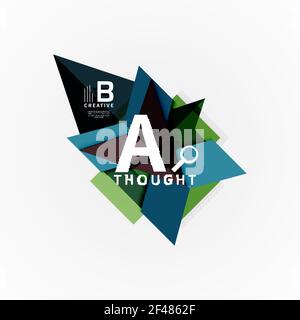 Papier Option Schritte Diagramm Infografik Layout. Papier Option Schritte Diagramm Infografik Layout. Vektor künstlerische Illustration für Business-Präsentation, Web-Banner oder Poster Stock Vektor