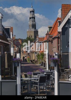 'Grote Kerk' - Kirche in Hindeloopen - Niederlande Stockfoto