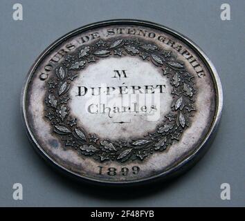 Verdienstmedaille der Stadt Amiens Stockfoto