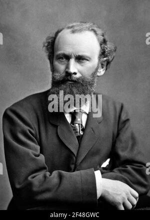 Edouard Manet. Porträt des französischen Künstlers Édouard Manet (1832-1883) von Nadar, 1870 Stockfoto