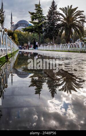 Istanbul Hauptattraktionen Editorial Stockfoto