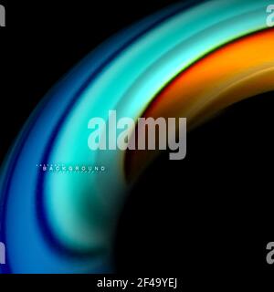 Flüssigkeit mischen Farben Vektor Welle abstraktes Hintergrunddesign. Bunte Netzwellen. Flüssigkeit mischen Farben Vektor Welle abstraktes Hintergrunddesign. Bunte Netzwellen. Vektorgrafik Stock Vektor