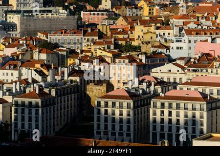 Blick auf Lissabon (Portugal) Stockfoto