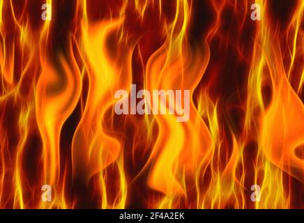 Rote Flamme Feuer Textur Hintergründe Stockfoto