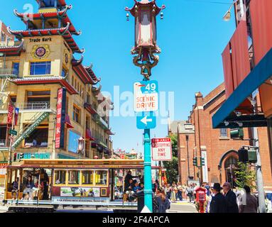 Chinatown, San Francisco, Kalifornien, USA Stockfoto