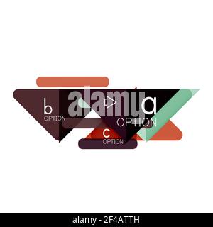 Triangle Data Visualization Design, Option Infografik Layout. Triangle Data Visualization Design, Option Infografik Layout. Vektorgrafik Stock Vektor