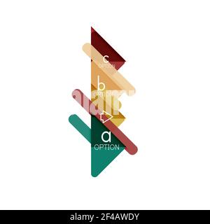 Triangle Data Visualization Design, Option Infografik Layout. Triangle Data Visualization Design, Option Infografik Layout. Vektorgrafik Stock Vektor