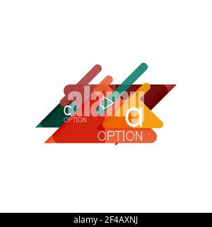 Triangle Data Visualization Design, Option Infografik Layout. Triangle Data Visualization Design, Option Infografik Layout. Vektorgrafik Stock Vektor