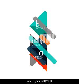 Triangle Data Visualization Design, Option Infografik Layout. Triangle Data Visualization Design, Option Infografik Layout. Vektorgrafik Stock Vektor
