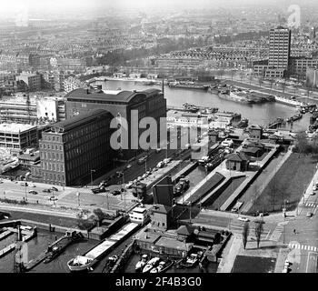 Der Hafen von Rotterdam Datum April 22, 1964 Location Rotterdam, Süd Holland Stockfoto