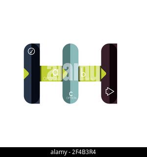 Abstrakte Linien geometrische Infografik LayoutAbstrakte Linien geometrische Infografik Layout, Datenvisualisierung Design, Option Schritt für Schritt Zeitplan, Web-Box. Abstrakte Linien geometrische Infografik LayoutAbstrakte Linien geometrische Infografik Layout, Datenvisualisierung Design, Option Schritt für Schritt Zeitplan, Web-Box. Vektorgrafik isoliert auf Weiß Stock Vektor