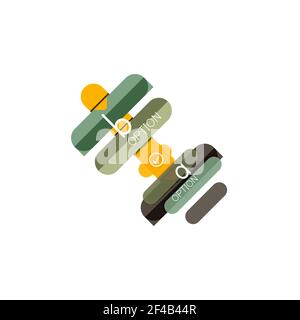 Abstrakte Linien geometrische Infografik LayoutAbstrakte Linien geometrische Infografik Layout, Datenvisualisierung Design, Option Schritt für Schritt Zeitplan, Web-Box. Abstrakte Linien geometrische Infografik LayoutAbstrakte Linien geometrische Infografik Layout, Datenvisualisierung Design, Option Schritt für Schritt Zeitplan, Web-Box. Vektorgrafik isoliert auf Weiß Stock Vektor