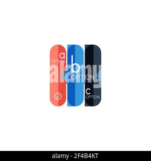 Abstrakte Linien geometrische Infografik LayoutAbstrakte Linien geometrische Infografik Layout, Datenvisualisierung Design, Option Schritt für Schritt Zeitplan, Web-Box. Abstrakte Linien geometrische Infografik LayoutAbstrakte Linien geometrische Infografik Layout, Datenvisualisierung Design, Option Schritt für Schritt Zeitplan, Web-Box. Vektorgrafik isoliert auf Weiß Stock Vektor