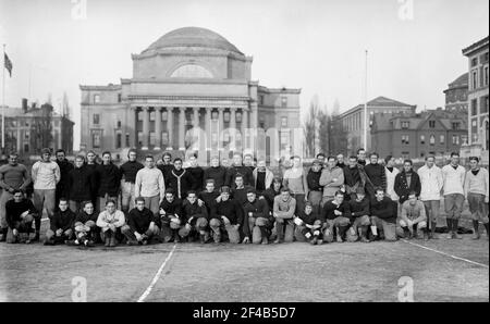 Columbia Fußball Mannschaften, 1914 Stockfoto