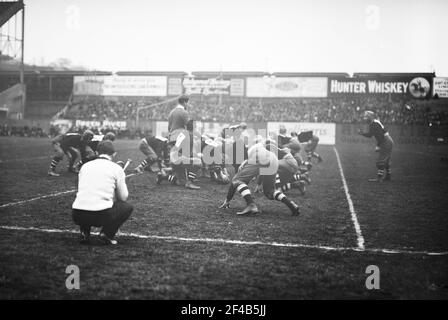 Vintage College Football - Brown University vs. Cornell University Ca. Oktober 1914 Stockfoto