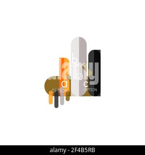 Abstrakte Linien geometrische Infografik LayoutAbstrakte Linien geometrische Infografik Layout, Datenvisualisierung Design, Option Schritt für Schritt Zeitplan, Web-Box. Abstrakte Linien geometrische Infografik LayoutAbstrakte Linien geometrische Infografik Layout, Datenvisualisierung Design, Option Schritt für Schritt Zeitplan, Web-Box. Vektorgrafik isoliert auf Weiß Stock Vektor