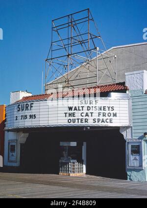 Surf Theatre - Boardwalk - Ocean City - New Jersey Ca. 1978 Stockfoto