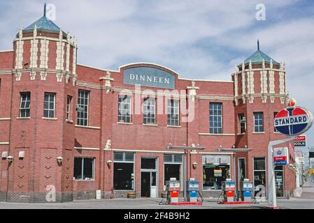 Dinneen Standard Station 16th Street Cheyenne Wyoming ca. 1980 Stockfoto