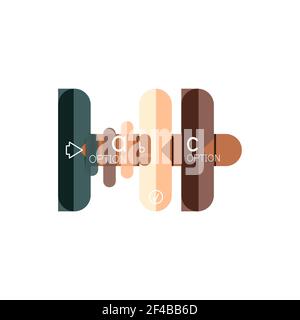 Abstrakte Linien geometrische Infografik LayoutAbstrakte Linien geometrische Infografik Layout, Datenvisualisierung Design, Option Schritt für Schritt Zeitplan, Web-Box. Abstrakte Linien geometrische Infografik LayoutAbstrakte Linien geometrische Infografik Layout, Datenvisualisierung Design, Option Schritt für Schritt Zeitplan, Web-Box. Vektorgrafik isoliert auf Weiß Stock Vektor
