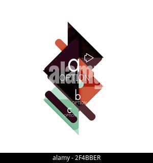 Triangle Data Visualization Design, Option Infografik Layout. Triangle Data Visualization Design, Option Infografik Layout. Vektorgrafik Stock Vektor