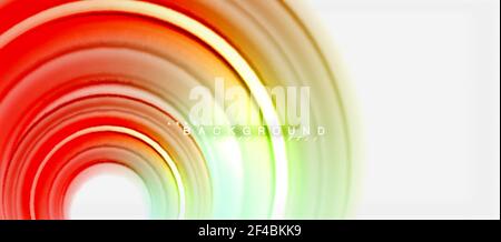 Rainbow Fluid Farbe Linie abstrakter Hintergrund - Wirbel und Kreise, verdrehte flüssige Farben Design, bunte Marmor oder Kunststoff gewellte Textur Hintergrund, mehrfarbige Vorlage für Business-oder Technologie-Präsentation oder Web-Broschüre Cover-Layout, Tapete. Rainbow Fluid Farbe Linie abstrakter Hintergrund - Wirbel und Kreise, verdrehte flüssige Farben Design, bunte Marmor oder Kunststoff gewellte Textur Hintergrund, mehrfarbige Vorlage für Business-oder Technologie-Präsentation oder Web-Broschüre Cover-Layout, Tapete. Vektorgrafik Stock Vektor