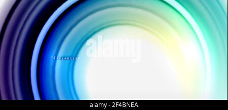 Rainbow Fluid Farbe Linie abstrakter Hintergrund - Wirbel und Kreise, verdrehte flüssige Farben Design, bunte Marmor oder Kunststoff gewellte Textur Hintergrund, mehrfarbige Vorlage für Business-oder Technologie-Präsentation oder Web-Broschüre Cover-Layout, Tapete. Rainbow Fluid Farbe Linie abstrakter Hintergrund - Wirbel und Kreise, verdrehte flüssige Farben Design, bunte Marmor oder Kunststoff gewellte Textur Hintergrund, mehrfarbige Vorlage für Business-oder Technologie-Präsentation oder Web-Broschüre Cover-Layout, Tapete. Vektorgrafik Stock Vektor