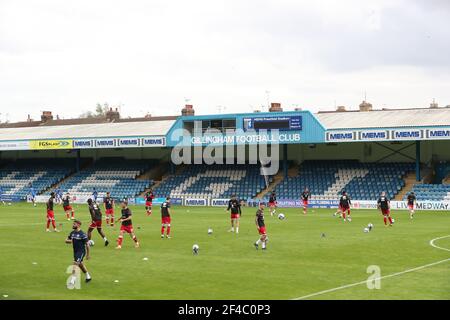 Allgemeine Ansicht des Priestfield Stadions vor dem EFL Trophy Spiel zwischen Gillingham und Crawley Town im Priestfield Stadium in Gillingham. 08. September 2020 Stockfoto