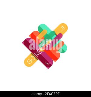 Abstrakte Linien geometrische Infografik LayoutAbstrakte Linien geometrische Infografik Layout, Datenvisualisierung Design, Option Schritt für Schritt Zeitplan, Web-Box. Abstrakte Linien geometrische Infografik LayoutAbstrakte Linien geometrische Infografik Layout, Datenvisualisierung Design, Option Schritt für Schritt Zeitplan, Web-Box. Vektorgrafik isoliert auf Weiß Stock Vektor