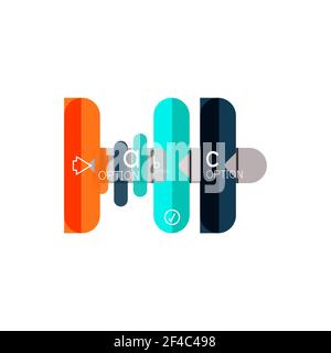 Abstrakte Linien geometrische Infografik LayoutAbstrakte Linien geometrische Infografik Layout, Datenvisualisierung Design, Option Schritt für Schritt Zeitplan, Web-Box. Abstrakte Linien geometrische Infografik LayoutAbstrakte Linien geometrische Infografik Layout, Datenvisualisierung Design, Option Schritt für Schritt Zeitplan, Web-Box. Vektorgrafik isoliert auf Weiß Stock Vektor