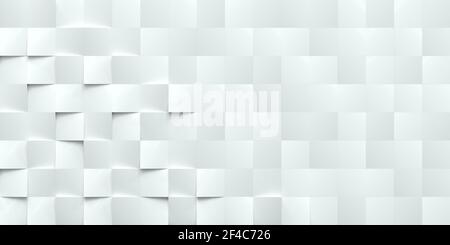 3D Reliefhintergrund mit Spiel von Licht und Schatten - 3D Rendern Stockfoto