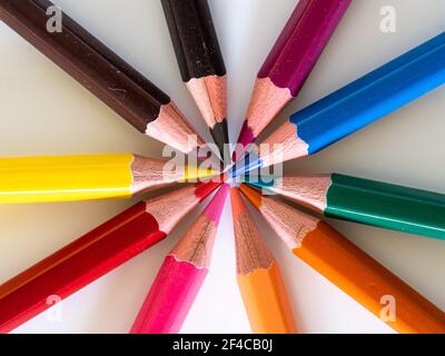 Bleistift Abstrakt Stockfoto