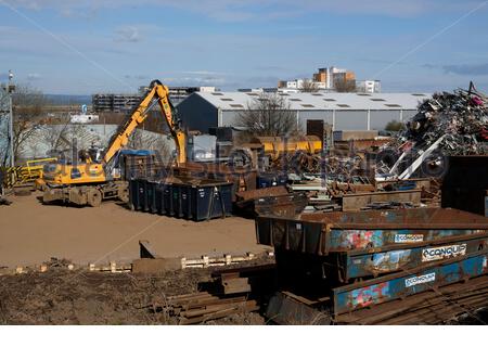 Scrapyard, Edinburgh Schottland Stockfoto