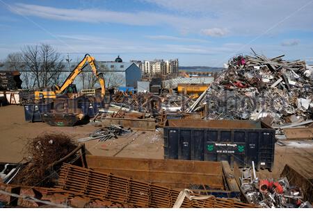 Scrapyard, Edinburgh Schottland Stockfoto