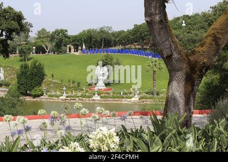 Der größte orientalische Garten Europas, Bacalhôa Buddha Eden, Bombarral, portugal, 6. august 2018 Stockfoto