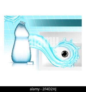 Werbebanner „Drain Cleaner Super Power“ Stock Vektor