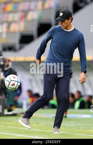 Alessandro Nesta Cheftrainer von Frosinone während der italienischen Meisterschaft, BKT Lega Serie B Fußballspiel zwischen Frosinone Calcio und US Lecce am 20. März 2021 im Benito Stirpe Stadion in Frosinone, Italien - Foto Federico Proietti / DPPI Stockfoto