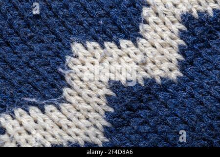 Gestrickte Bunte Wollstoff-Textur Stockfoto