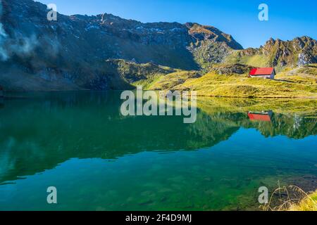 Landschaft auf der Transfagarasan Straße Stockfoto