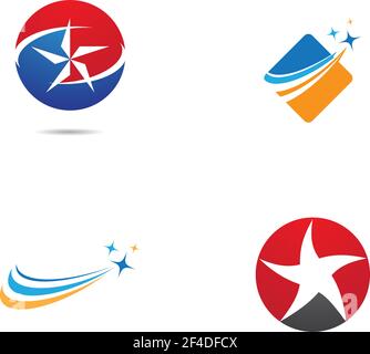 Star Logo Vorlage Vektor icon Abbildung design Stock Vektor