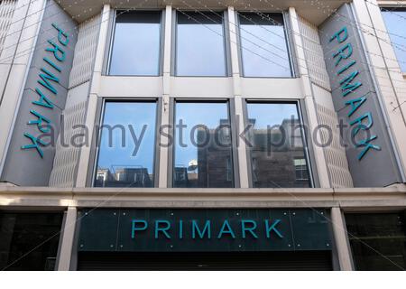 Primark, Discountmodehändler, Rose Street, Edinburgh, Schottland Stockfoto