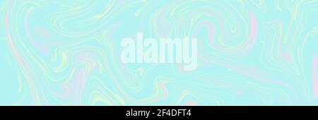 Ornamentaler Hintergrund mit abstrakten Mustern, einer Kombination aus Flieder, hellem Kalk, Blau und Candy Pink Farben. Flüssige Malerei abstrakte Textur, Art tec Stockfoto