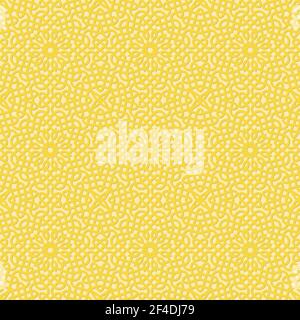 Helle Farbe Nahtloses Muster mit Mandala.Nahtloses Hintergrunddesign.Ornamentales Design.Florale Musterfliesen. Stock Vektor