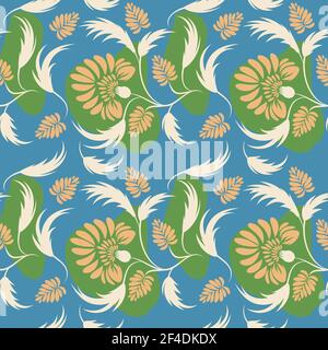 Niedliches Muster in kleiner Blume. Kleine bunte Blumen. Weißer Hintergrund. Blümchenhintergrund. Die elegante Vorlage für Modedrucke. Stock Vektor