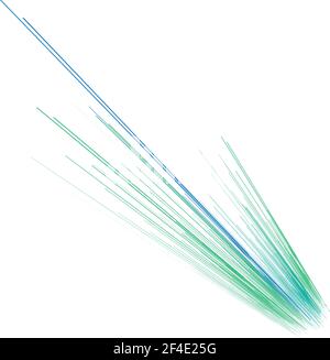 Radiale Linien in Perspektive. Comic FX dynamische Linien. Feuerwerk, 3D-Fluchtlinien – Stock Vektor Illustration, Clip Art Grafiken Stock Vektor