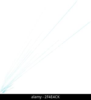 Radiale Linien in Perspektive. Comic FX dynamische Linien. Feuerwerk, 3D-Fluchtlinien – Stock Vektor Illustration, Clip Art Grafiken Stock Vektor