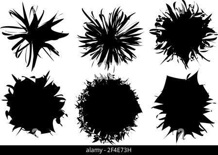 Random amorph, amorphe Form, Element Vektor Stock Vektor Illustration