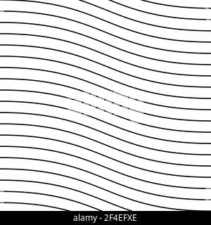 Wellig, winken, Welle Horizontal Sinus Linien Muster, Hintergrund Vektor Illustration – Stock Vektor Illustration, Clip Art Grafiken Stock Vektor