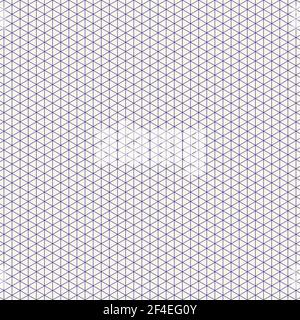 Rasterpapier. Isometrisches Farbraster auf beigem Hintergrund. Abstrakte linierte transparente Illustration. Geometrisches Muster für Schule, Copybooks, Notizbücher Stock Vektor