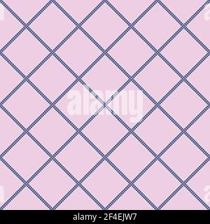 Geometrisches Muster von Rauten. Geometrisches Muster. Ethnisches Nahtloses Ornament. Abstrakter Hintergrund - bunte Linien. Vektorgrafik. Stock Vektor